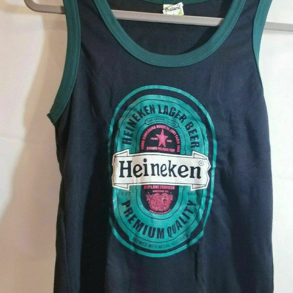 HEINEKEN green Beer Logo Spell out Bar Alcohol BLK - Picture 7 of 7